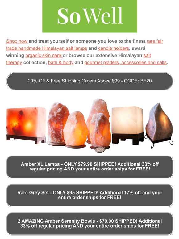 Black Friday - Save 20% - Free Shipping