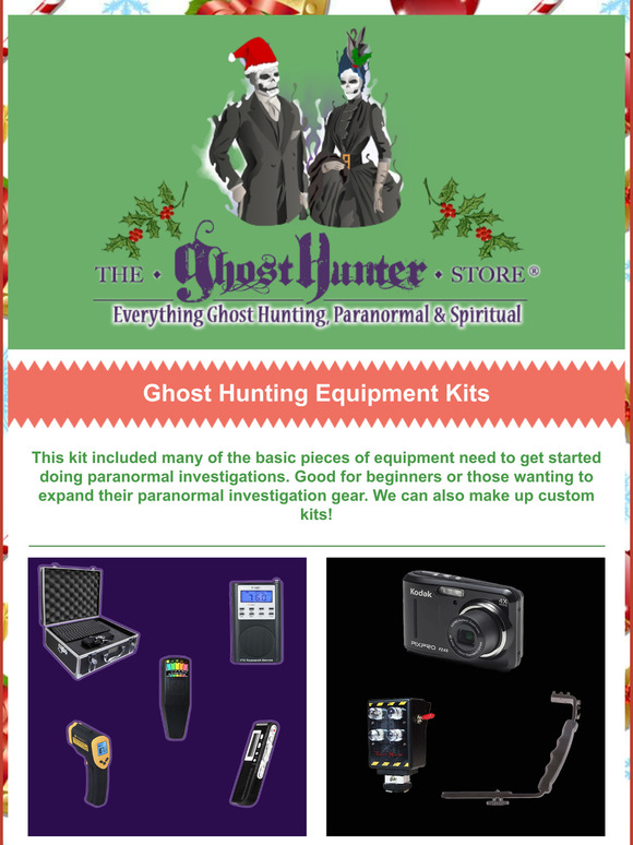 the shadowlands ghosthunter store Ghost Hunting Equipment Kits! Milled