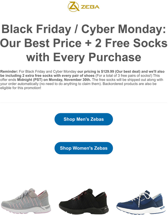 zeba hands free shoes