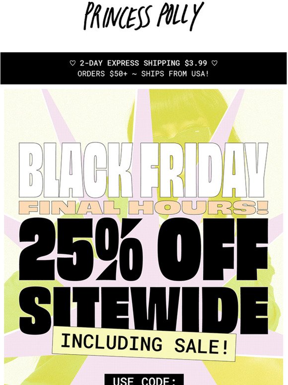 Black Friday Sale IS ENDING ...