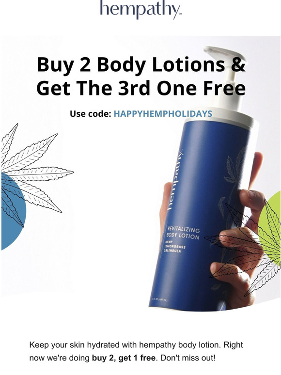 Black Friday Sale - Buy 2 Body Lotions & Get The 3rd Free