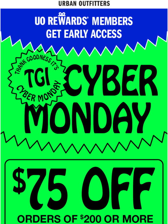 Urban Outfitters: $75 OFF for UO Rewards Members → | Milled