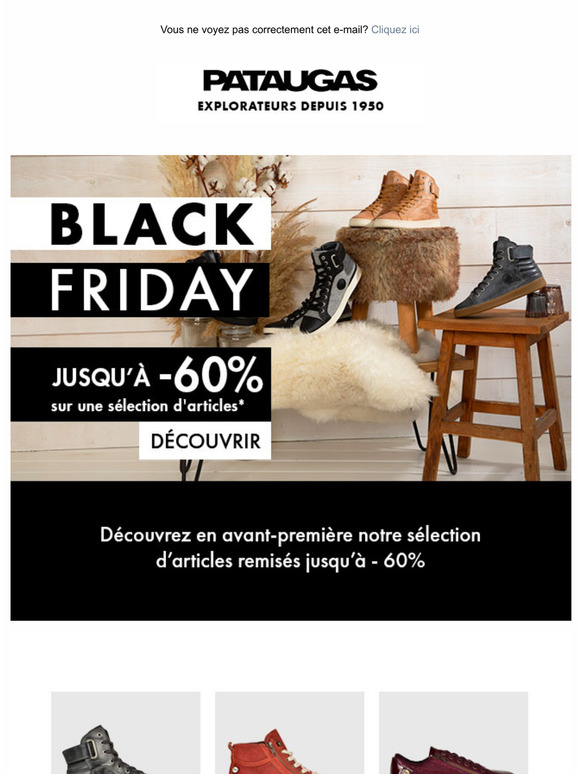 black friday pataugas