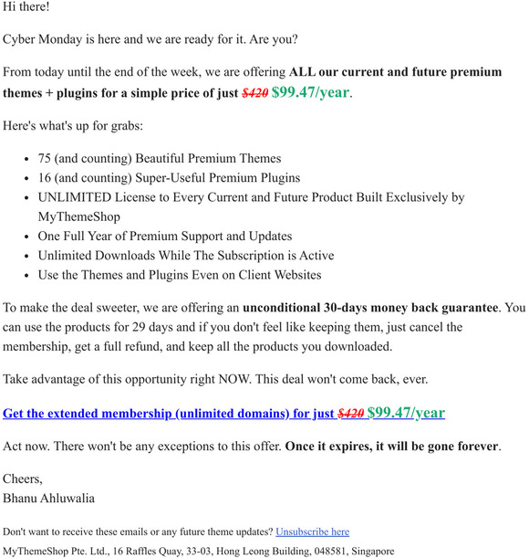 [#CyberMonday] Hi there, Get Everything for JUST $99.47