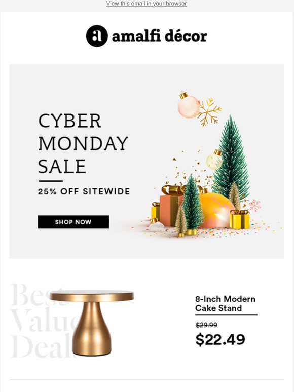 Cyber Monday Sitewide Sale