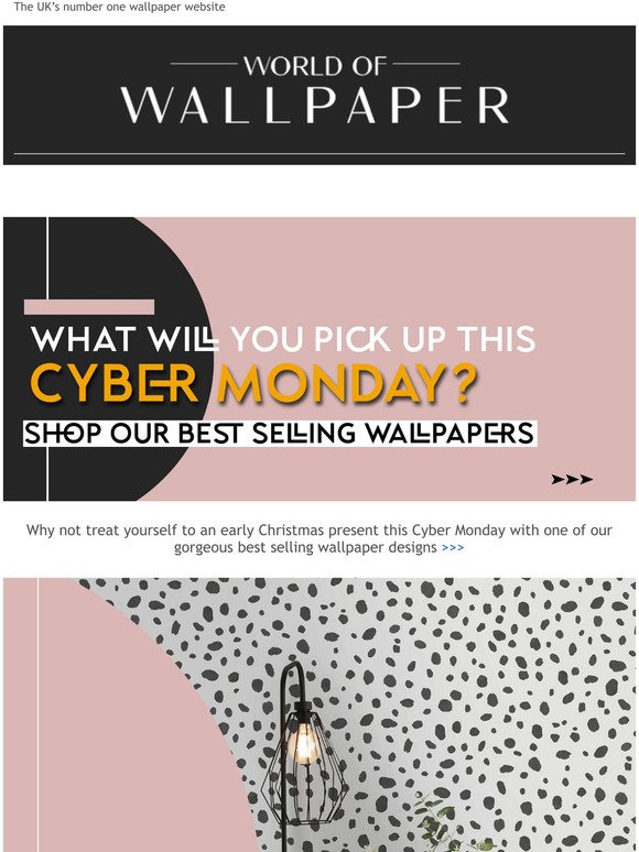 Best Sellers for Cyber Monday at World of Wallpaper