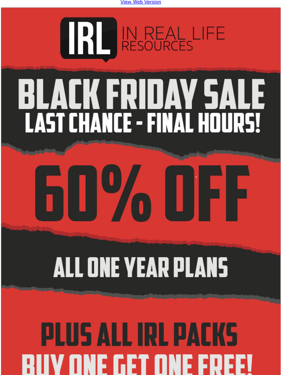 Final Hours 💸 60% Off BOGO Sale Ends Monday