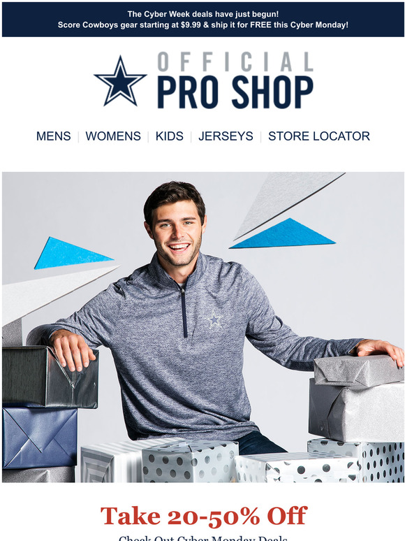 dallas cowboys cyber monday