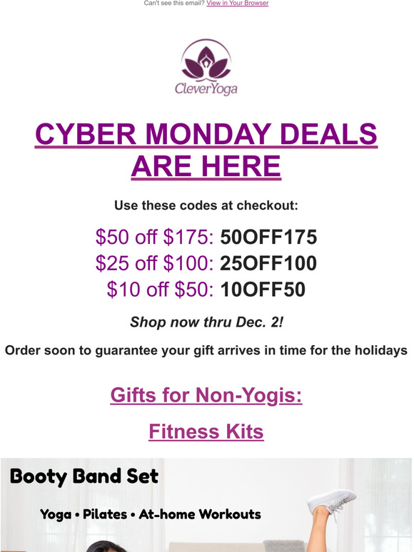 Cyber Monday: Get $50 Off!