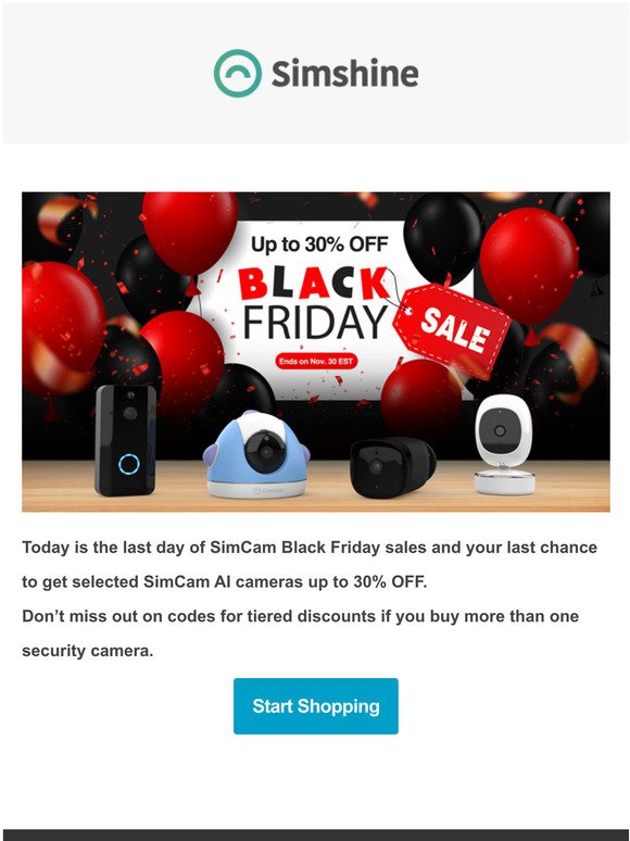 SimCam Black Friday Last Minute