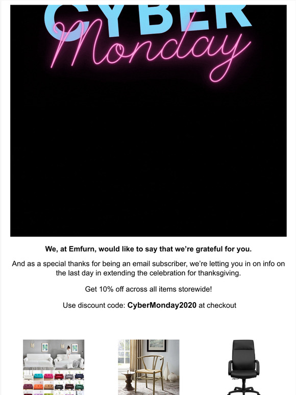 Cyber Monday Sale