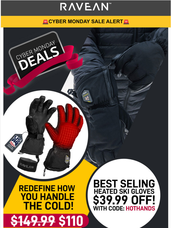 heated gloves cyber monday