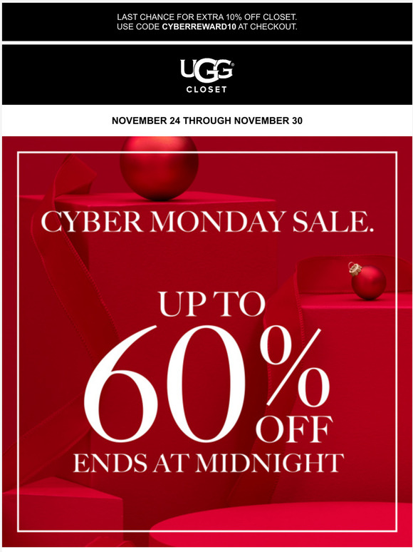 ugg cyber monday code