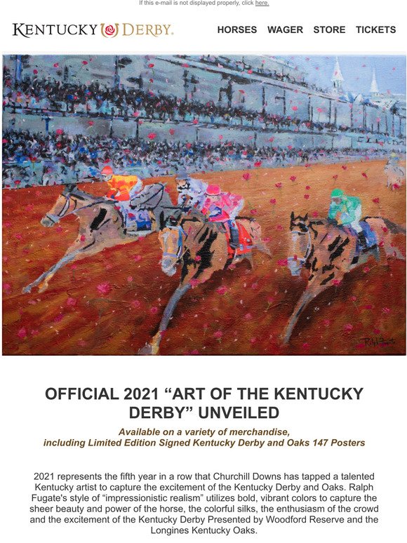 2021 “Art of the Kentucky Derby” Unveiled