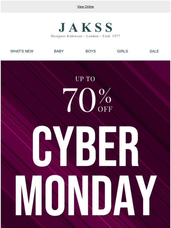 Shop Cyber Monday Bargains - Ending soon!