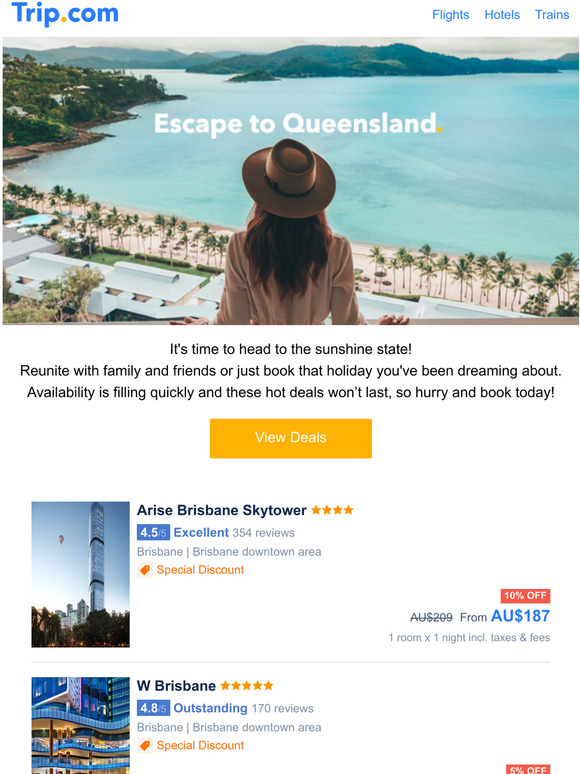 Up to 33% off* Queensland holidays☀️