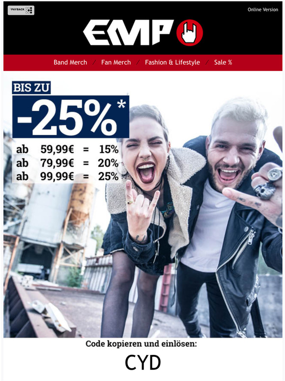 e.m.p. merchandising handelsgesellschaft mbh 15 / 20 / 25 Wofür