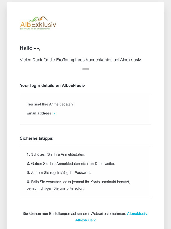 [Albexklusiv] Willkommen