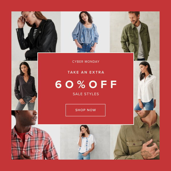 Lucky Brand CA: LAST CALL: Extra 60 