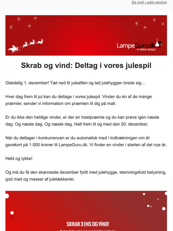 LampeGuru.dk: Skrab og Deltag i vores | Milled