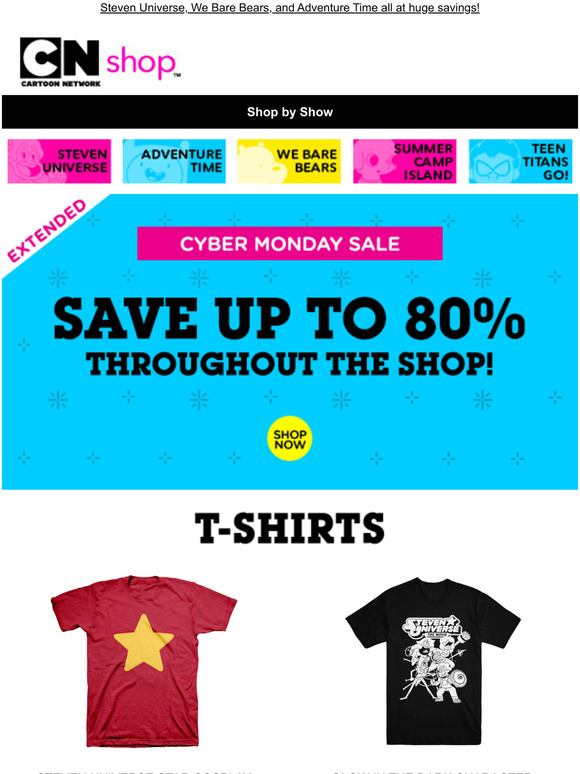 Cyber Monday extended, save up to 80% and don't miss out!