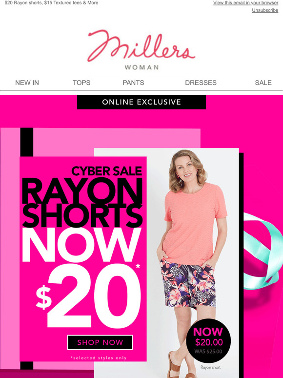 Millers online cheap clothing