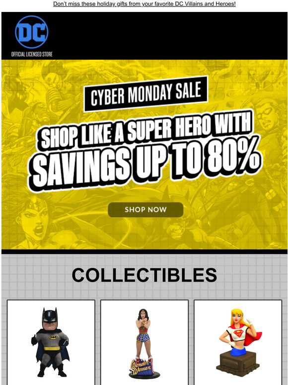 Cyber Monday has been extended with savings up to 80%!