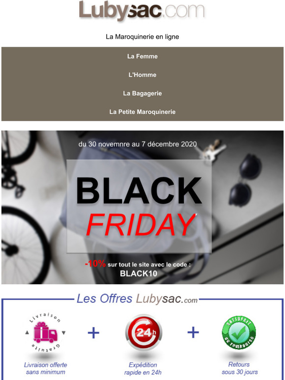 Chez Lubysac c'est "Noel avant l'heure" : 10% de remise supplémentaire jusqu'au 7 Décembre !