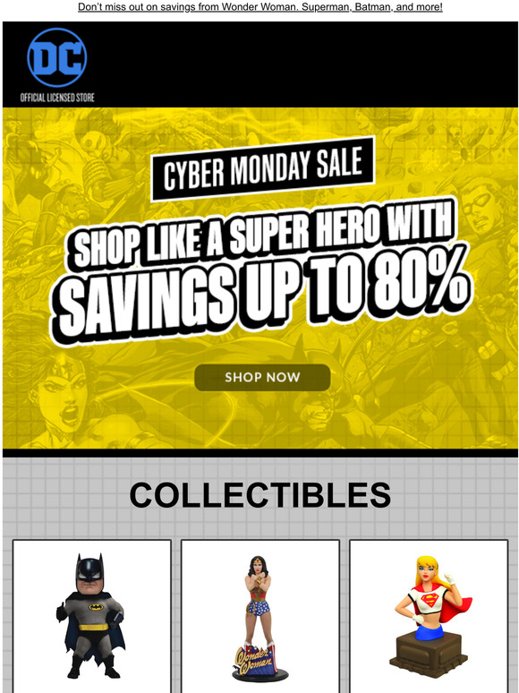 Last chance to save up to 80% during our Cyber Monday sale!
