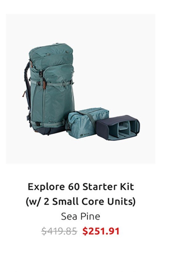 Explore 60 Starter Kit - Sea Pine
