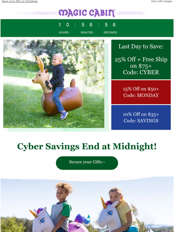 Only A Few Hours Left for 25% Off ⏱️