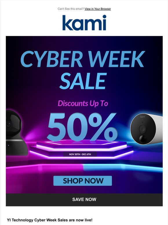 ⚠️ Cyber Week deals going fast! ⚠️