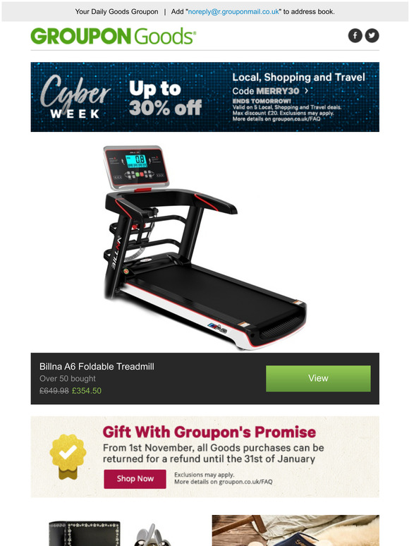billna a6 treadmill
