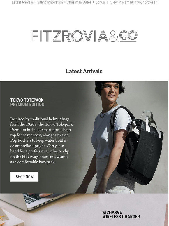 Latest Arrivals + Gifting Inspiration + Christmas Dates + Subscriber Bonus
