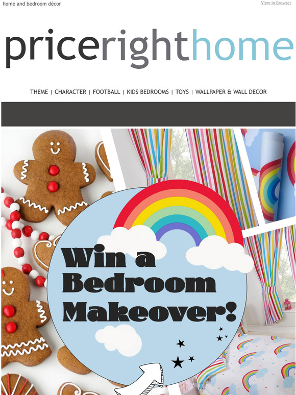 Win a Bedroom Makeover at Price Right Home! 🍪🍰