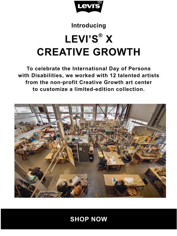 Levis: New: Levi's® X Creative Growth limited-edition collection | Milled