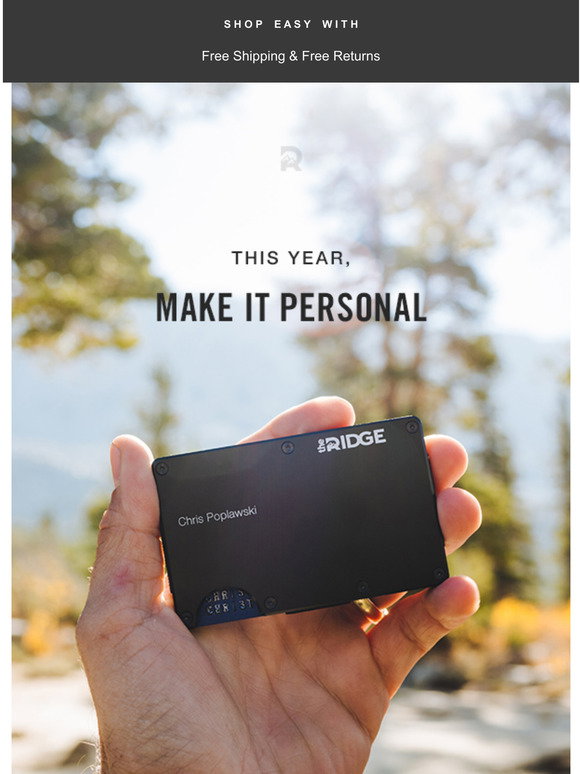 Customize Ridge Wallets The Ridge: NEW: Customize The Ridge Wallet | Milled