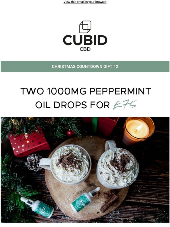 Gift #2 Two 1000mg Peppermint Oil Drops for £75!