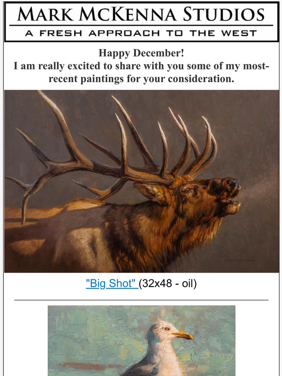 Mark McKenna Studios - New Paintings