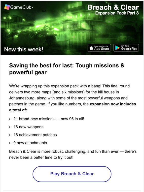 New this Week: Breach & Clear Expansion 3 — we saved the best for last!
