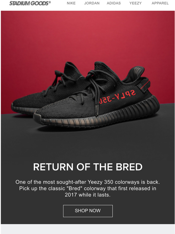 stadium goods yeezy bred