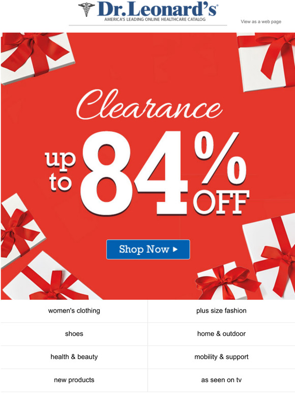 Dr. Leonard's: CLEARANCE SALE! Save Up to 84%! | Milled