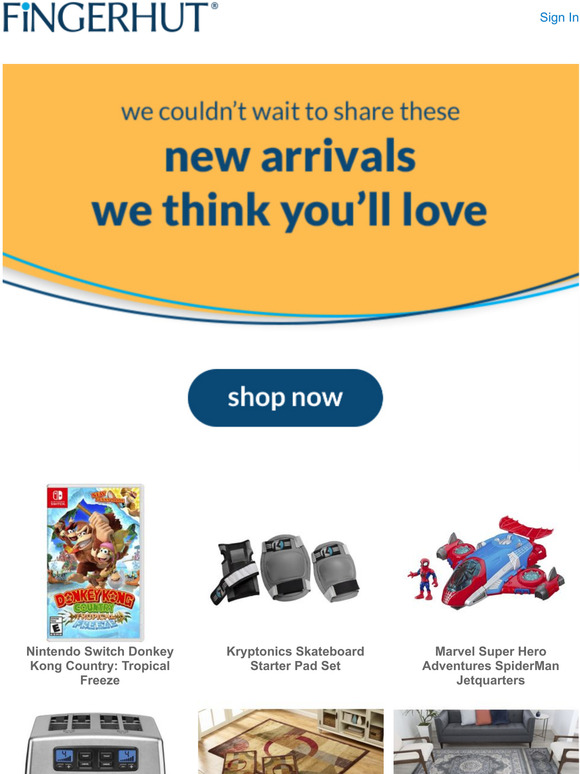 Fingerhut Fingerhut New on our site and ready to wrap. Milled