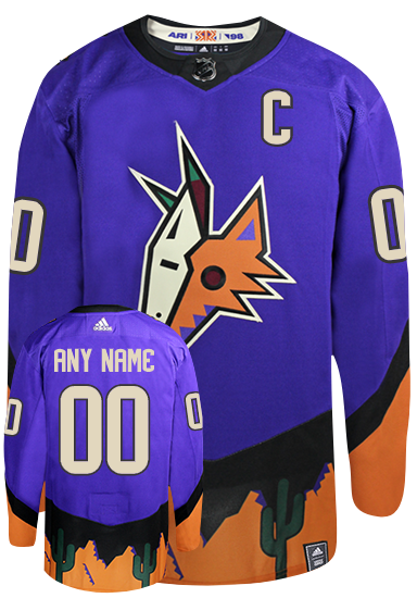 coyotes reverse retro jersey for sale