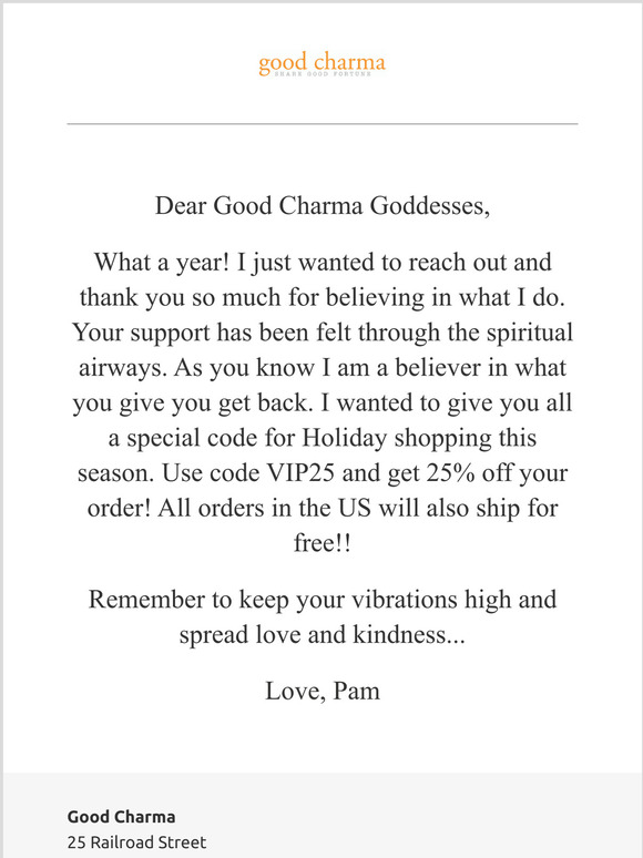 Good Charma Goddesses...something special for you!