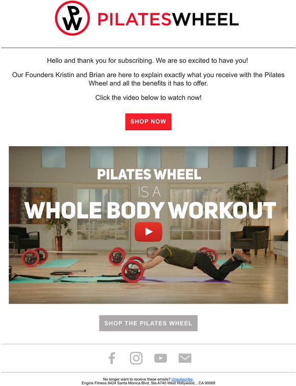 Welcome to the Pilates Wheel Family!