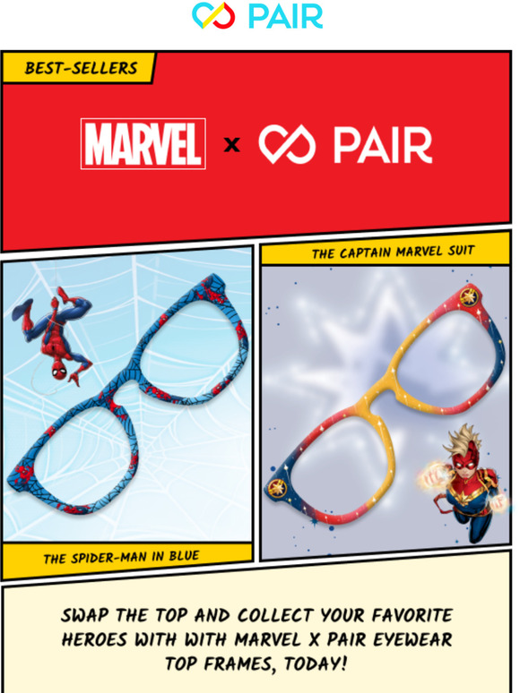 pair eyewear marvel