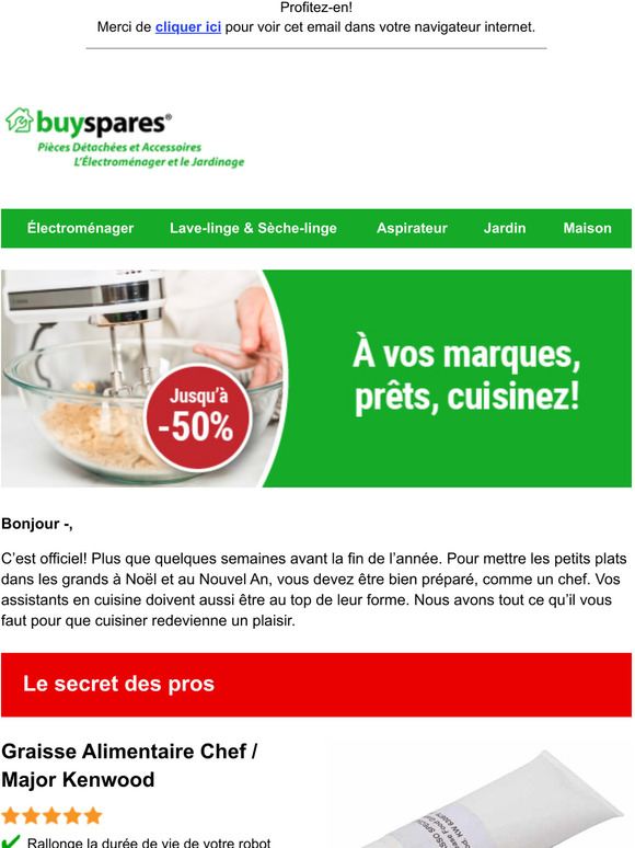 Des offres dignes d’un Chef