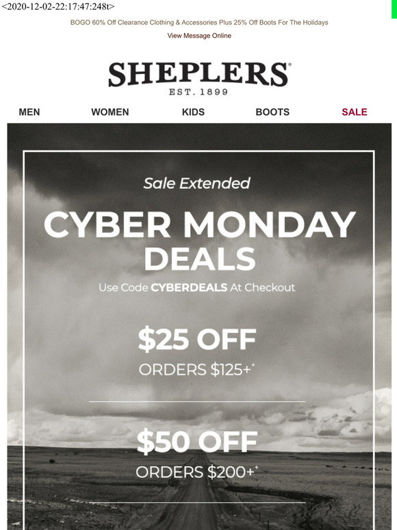 Sheplers: Our Biggest Sale Of The Year 