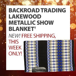 BackRoad Trading Lakewood Metallic Show Blanket†